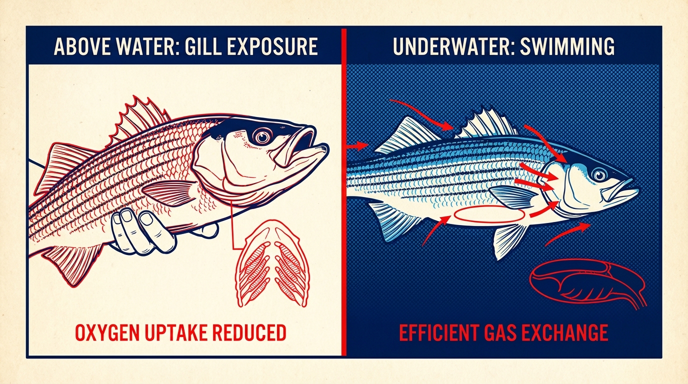 Diagram comparing air exposure effects